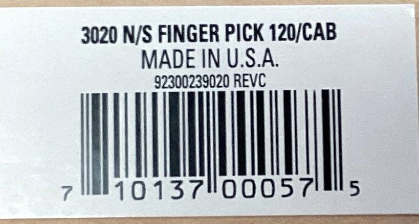 Image of Dunlop Nickel/Silver Single Fingerpicks