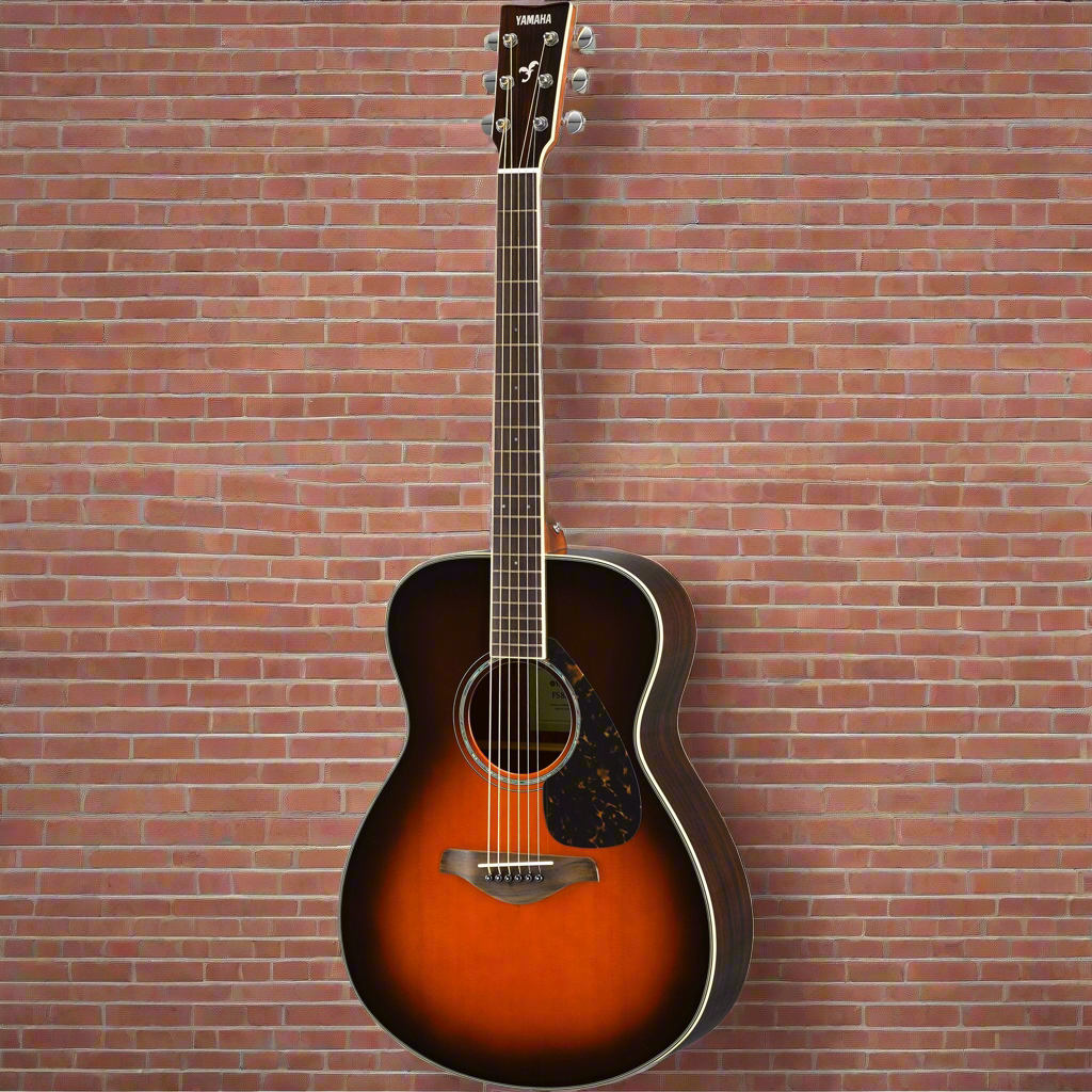 Image of YAMAHA FS830 TBS SMALL BODY GUITAR SOLID TOP ROSEWOOD , Tobacco Sunburst