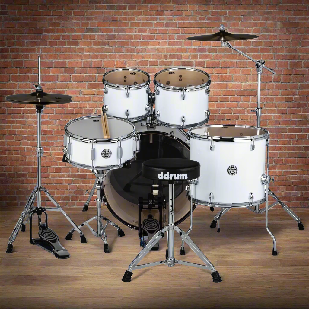 Image of Ddrum~D2 5-piece drum set w/cymbals~White