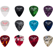 Image of Fender 351 Dotted Celluloid Pick Pack “Thin” 12 pack