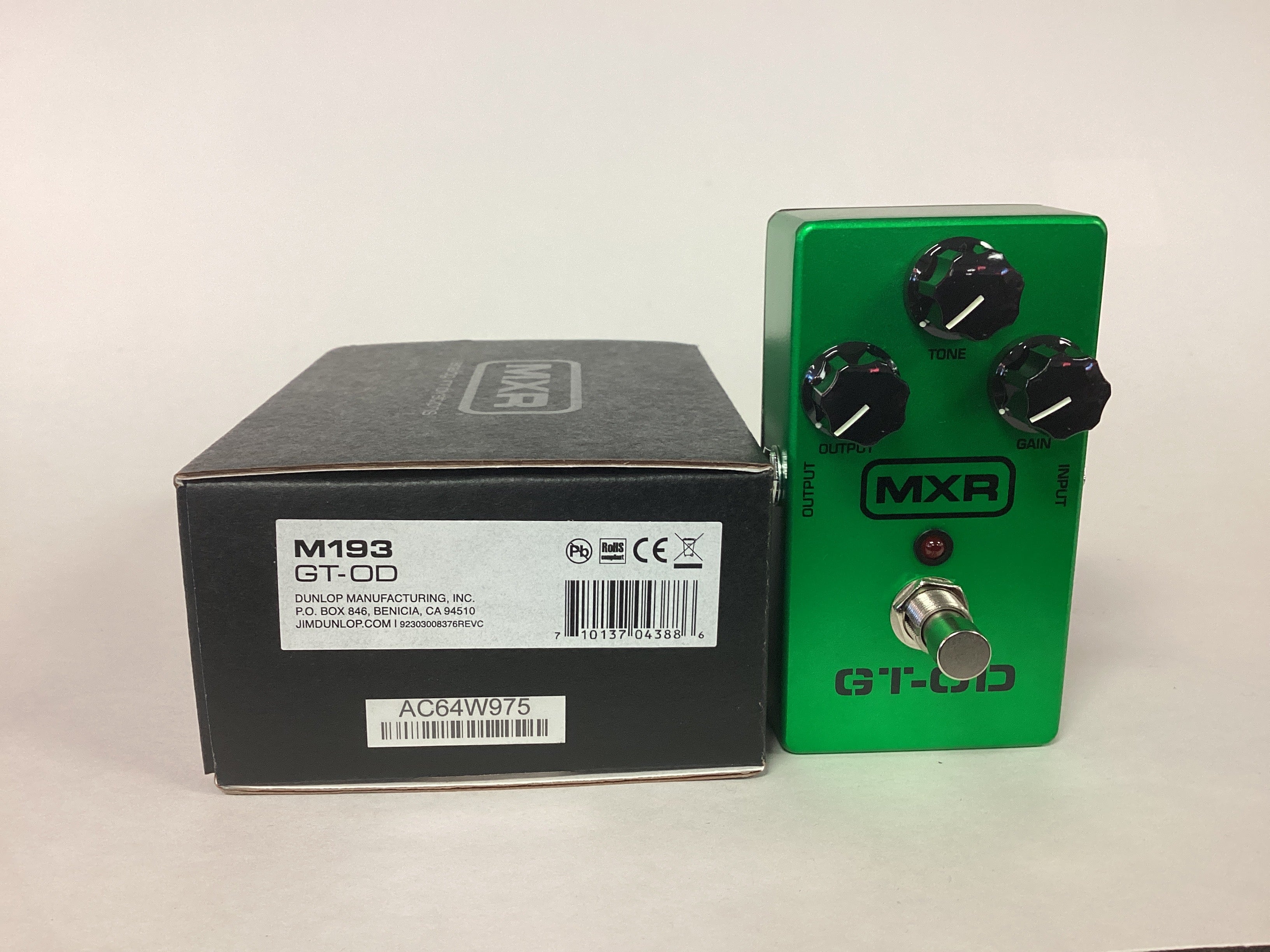 Image of Dunlop MXR GT-OD overdrive pedal