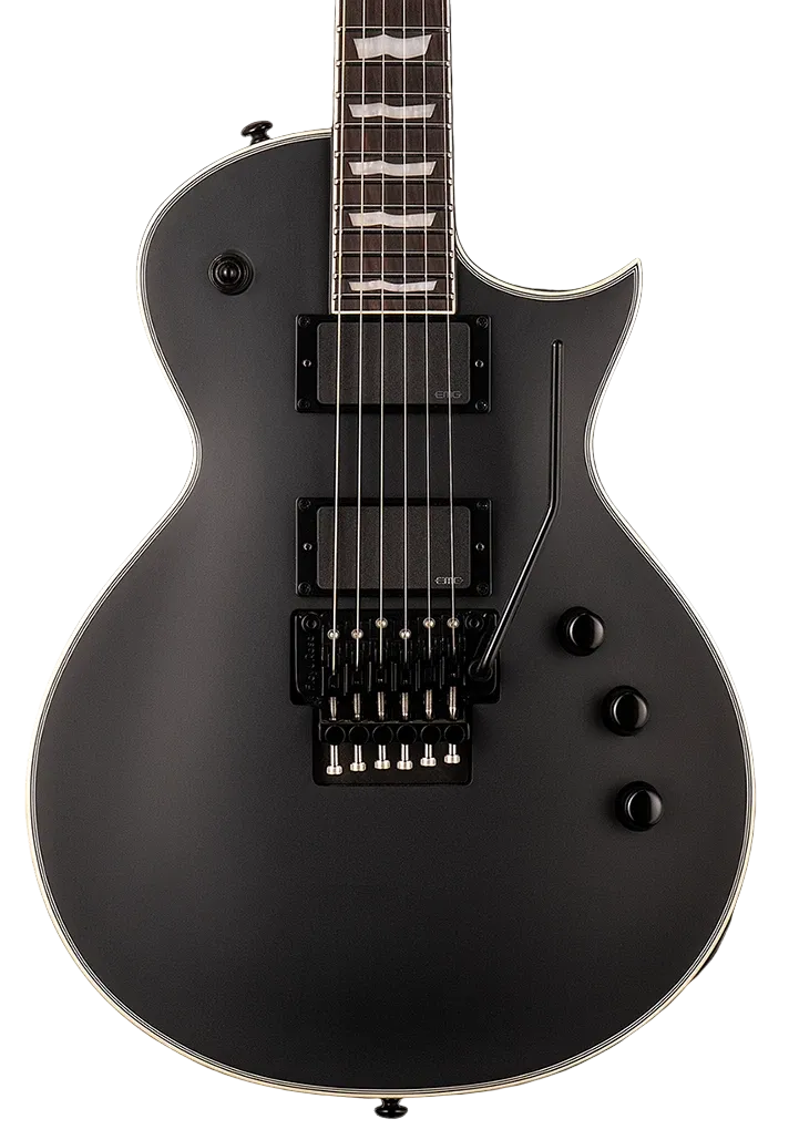 Image of LTD EC1000FR Black Satin Electric Guitar with Floyd Rose