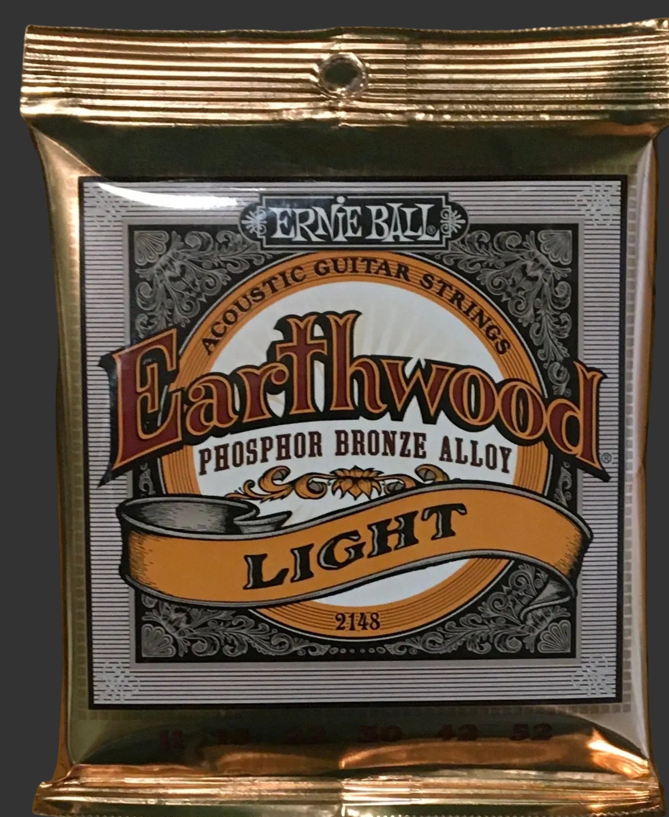 Image of Ernie Ball Earthwood Light Phosphor Bronze Acoustic Guitar Strings 11-52 Gauge