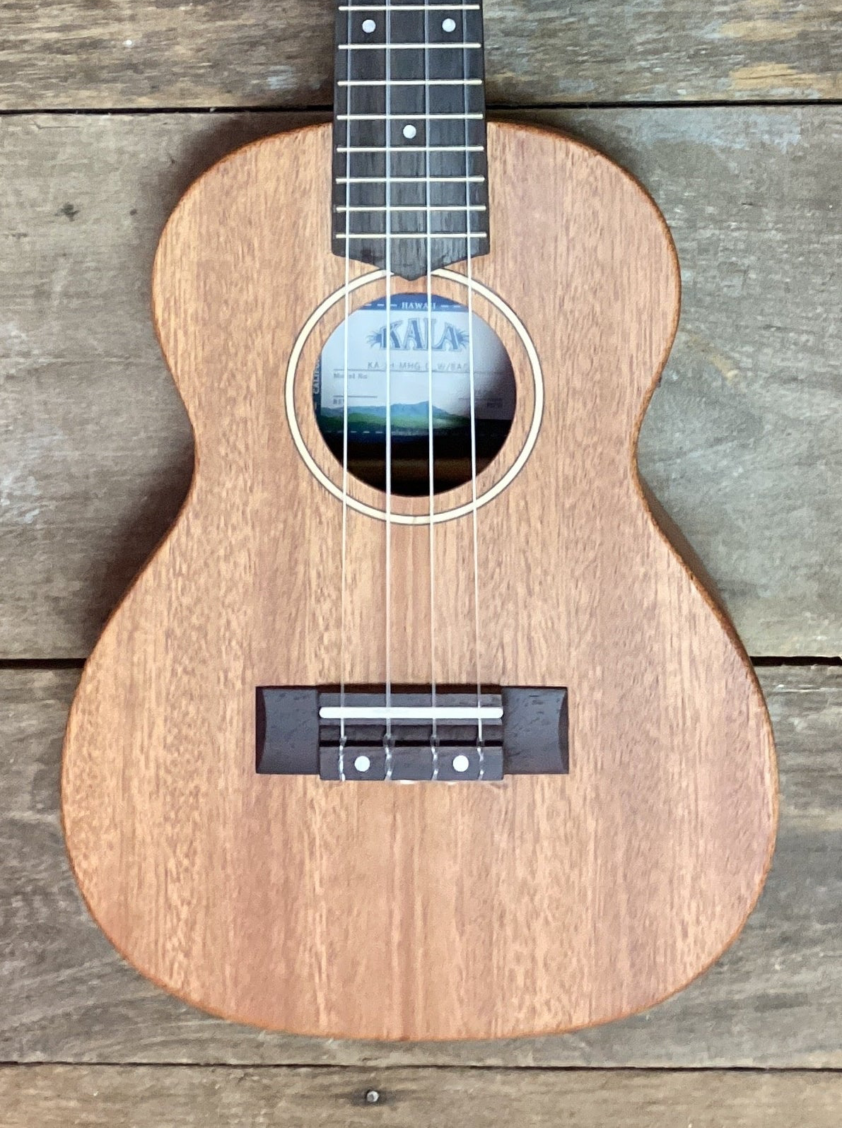Image of Kala James Hill Solid Top Mahogany Concert Ukulele w/Gig Bag KA-JH-MHG-C_W/BAG