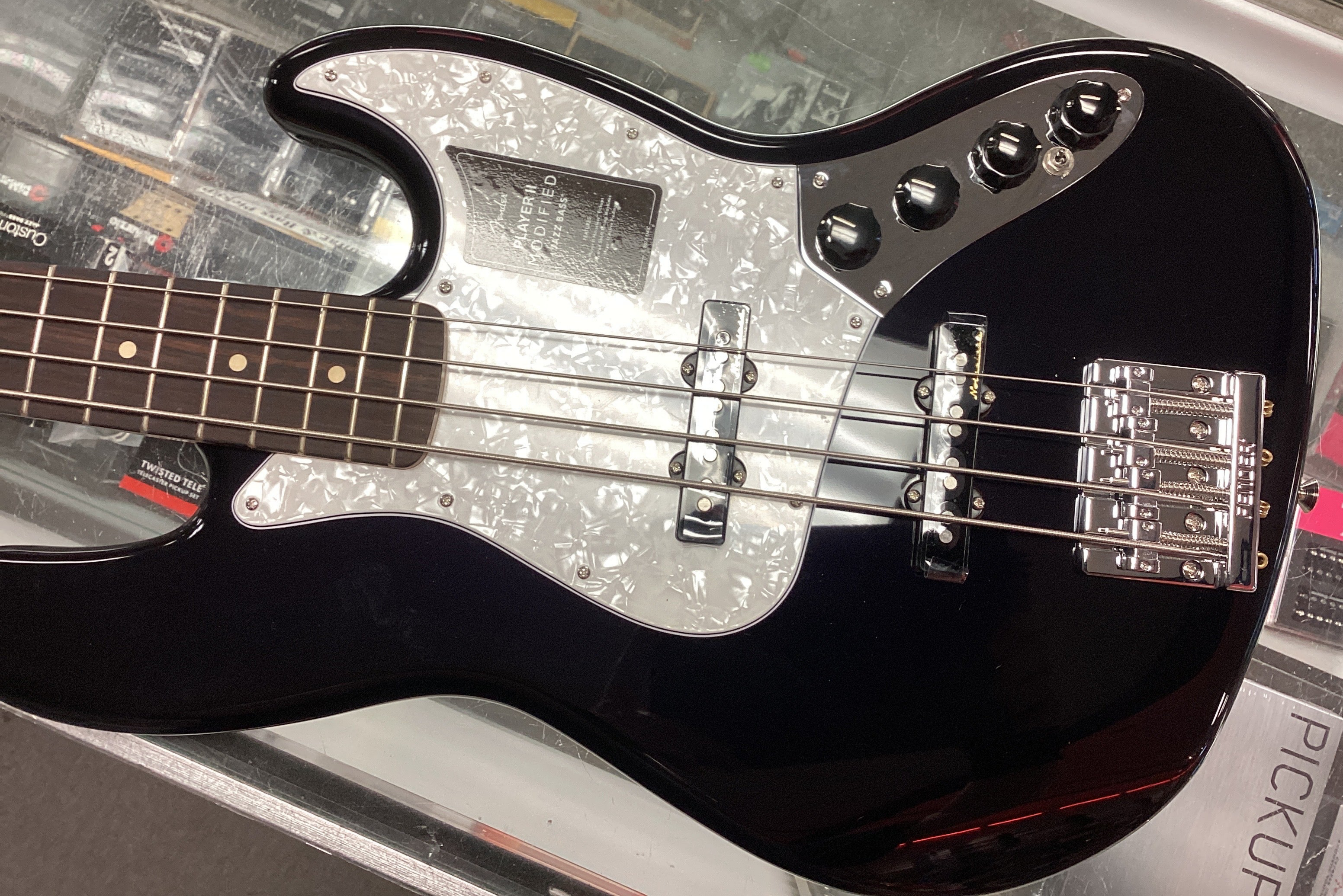 Image of Fender Player II Modified Jazz Bass~ w/Gig-Bag~”Dusk” (very dark purple)