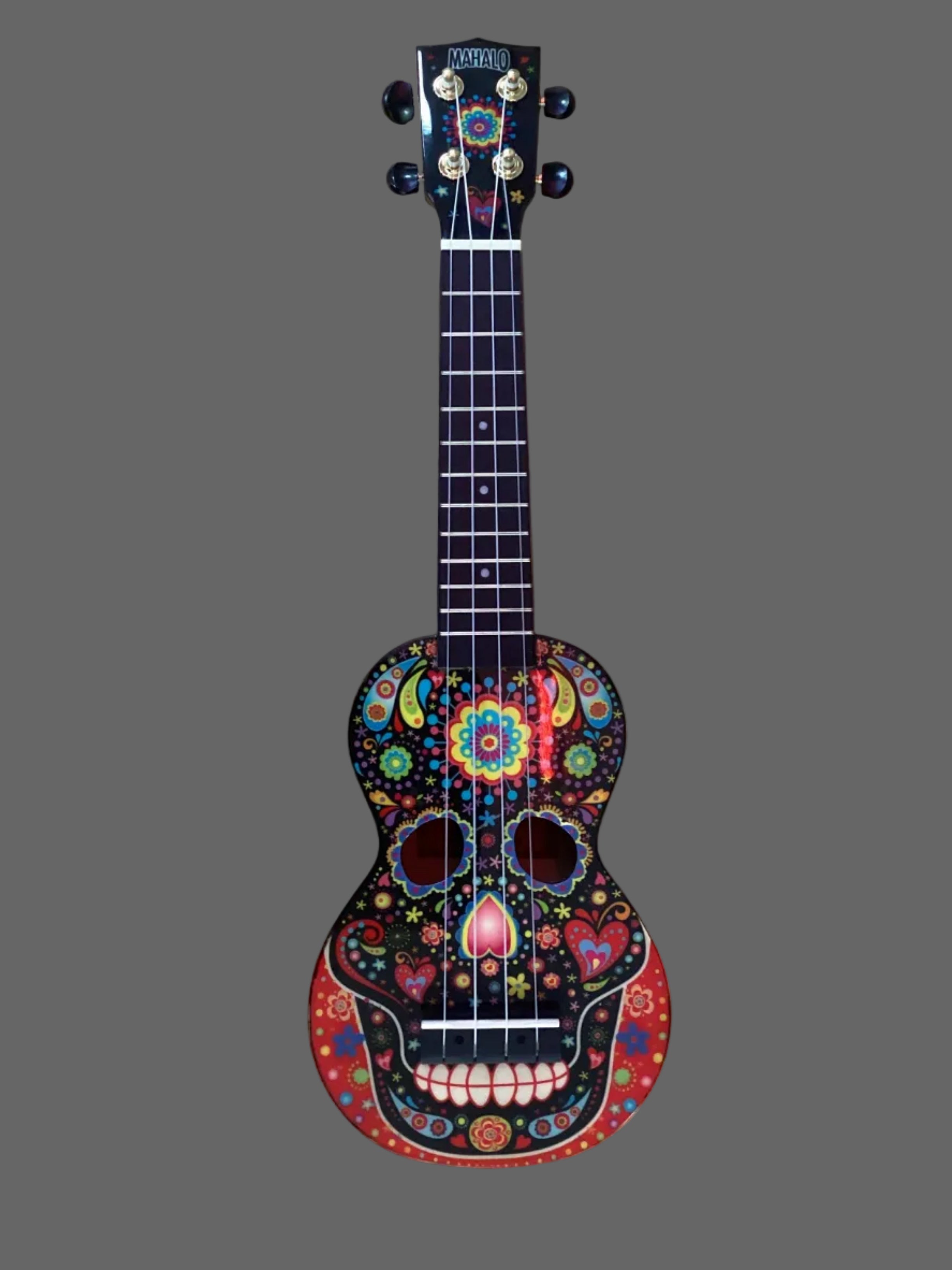 Image of Mahalo~Art Series~Soprano Ukulele “Day of the Dead”