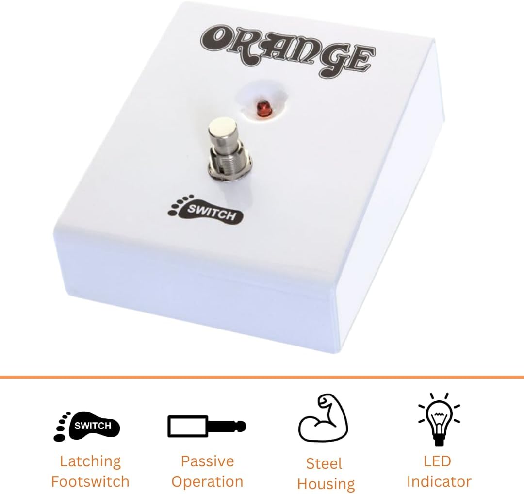 Image of Orange FS1 Single Button Footswitch