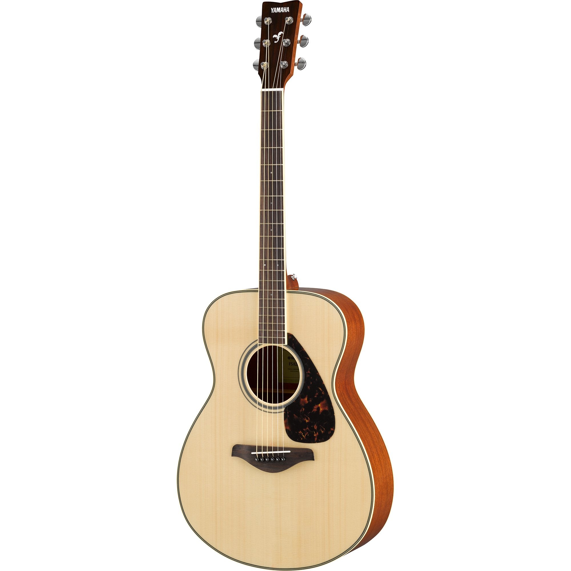 Image of Yamaha FS820~Natural~Small Body Acoustic Guitar~Solid Spruce Top~Mahogany Back/Sides