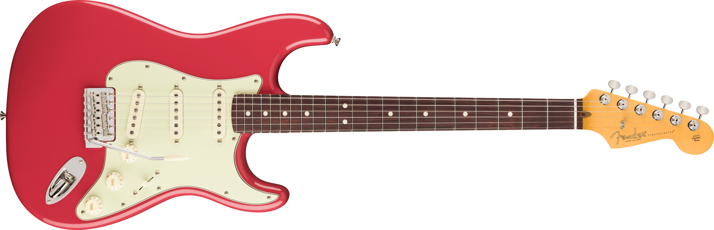 Image of Fender American Professional Classic Stratocaster Rosewood Fingerboard Faded Dakota Red