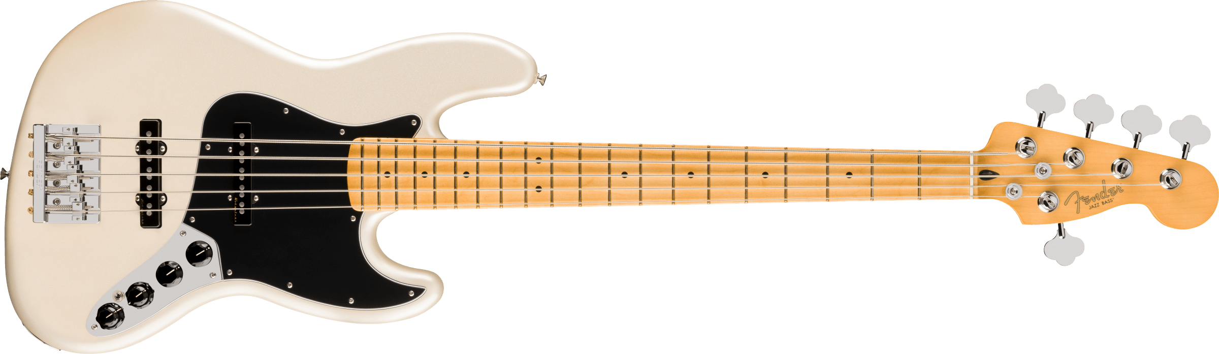 Image of Fender Player II Modified Active Jazz Bass V - Olympic Pearl with Maple Fingerboard