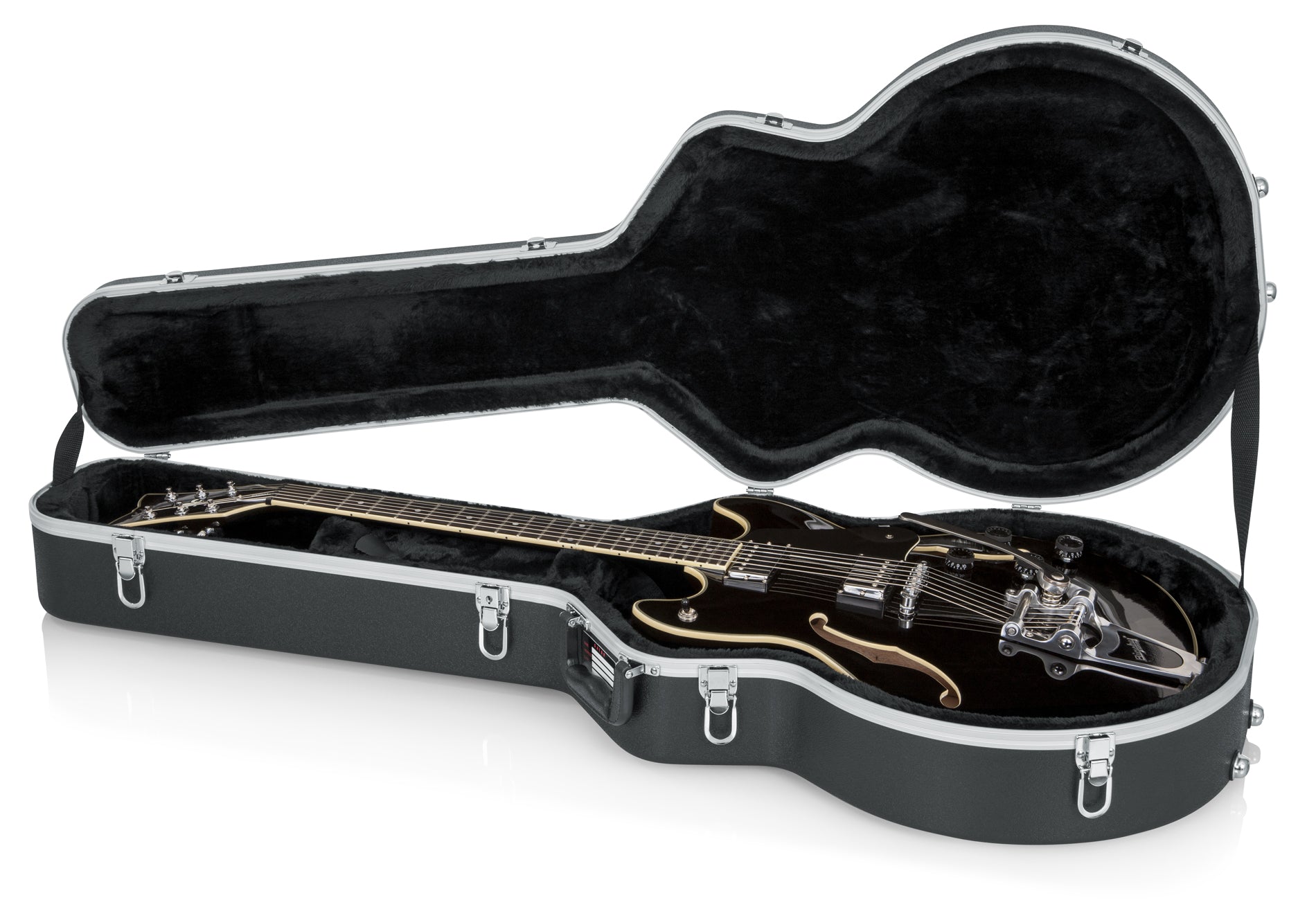 Image of Gator GC-335 Semi-Hollowbody Guitar Case - Molded ABS Hard Shell for ES-335 Style