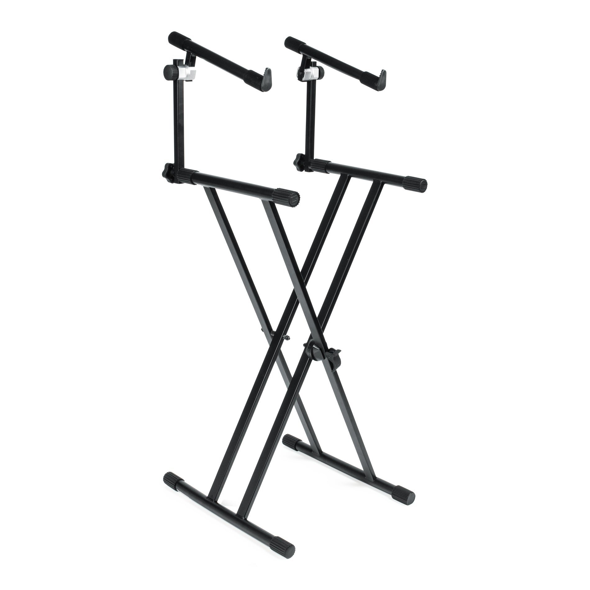 Image of Gator GFW-KEY-5100X Deluxe 2-Tier Keyboard Stand - Heavy-Duty, Adjustable Height