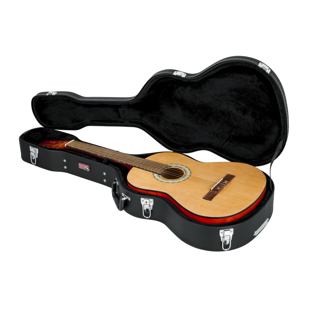 Image of Gator GWE-CLASSIC Wooden Classical Guitar Case - Hard Shell Protection