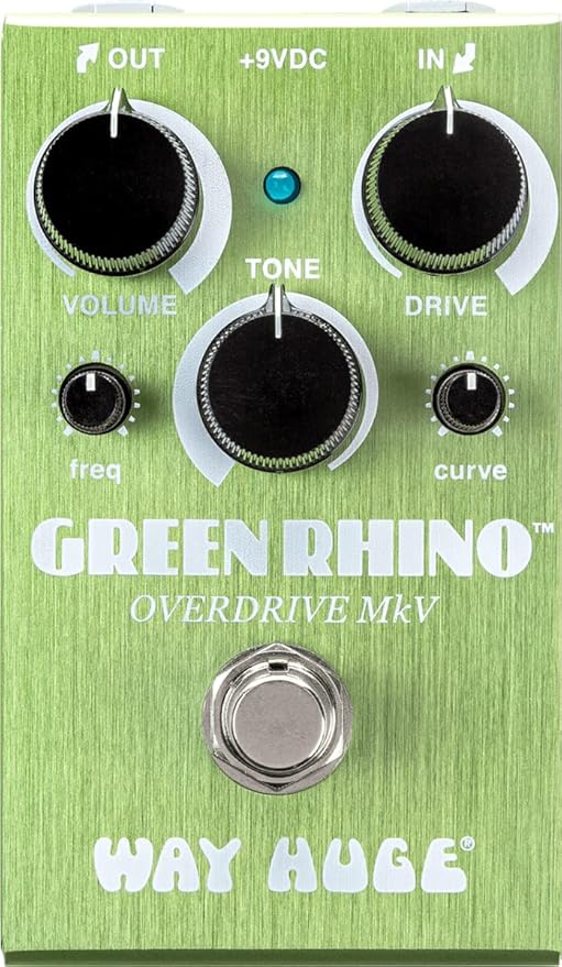 Image of Way Huge Green Rhino Overdrive Pedal - Classic Tube Screamer Style Tone