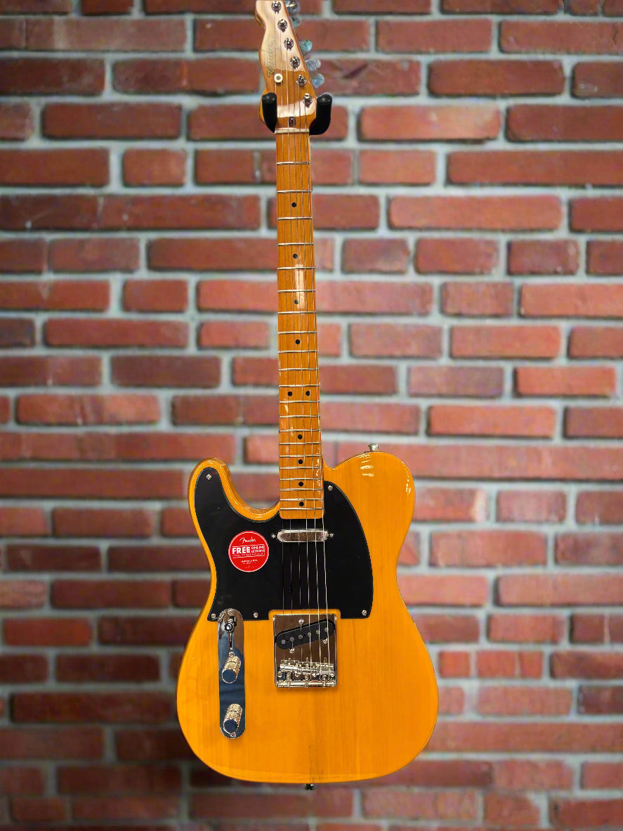 Image of Squier Classic Vibe '50s Telecaster® Left-Handed, Maple Fingerboard, Butterscotch Blonde