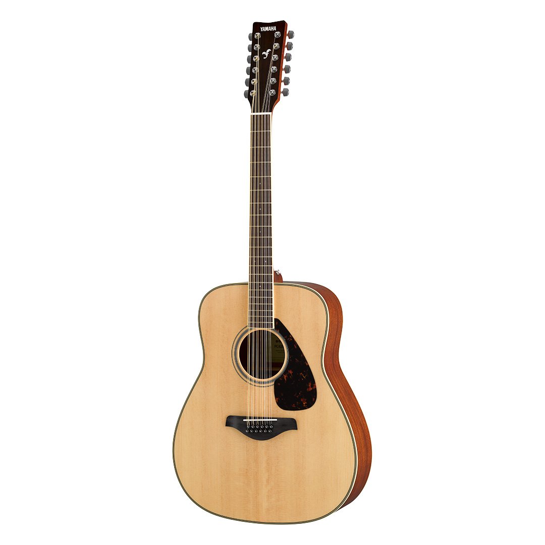 Image of YAMAHA FG820-12 NATURAL FOLK GUITAR SOLID TOP 12-STRING