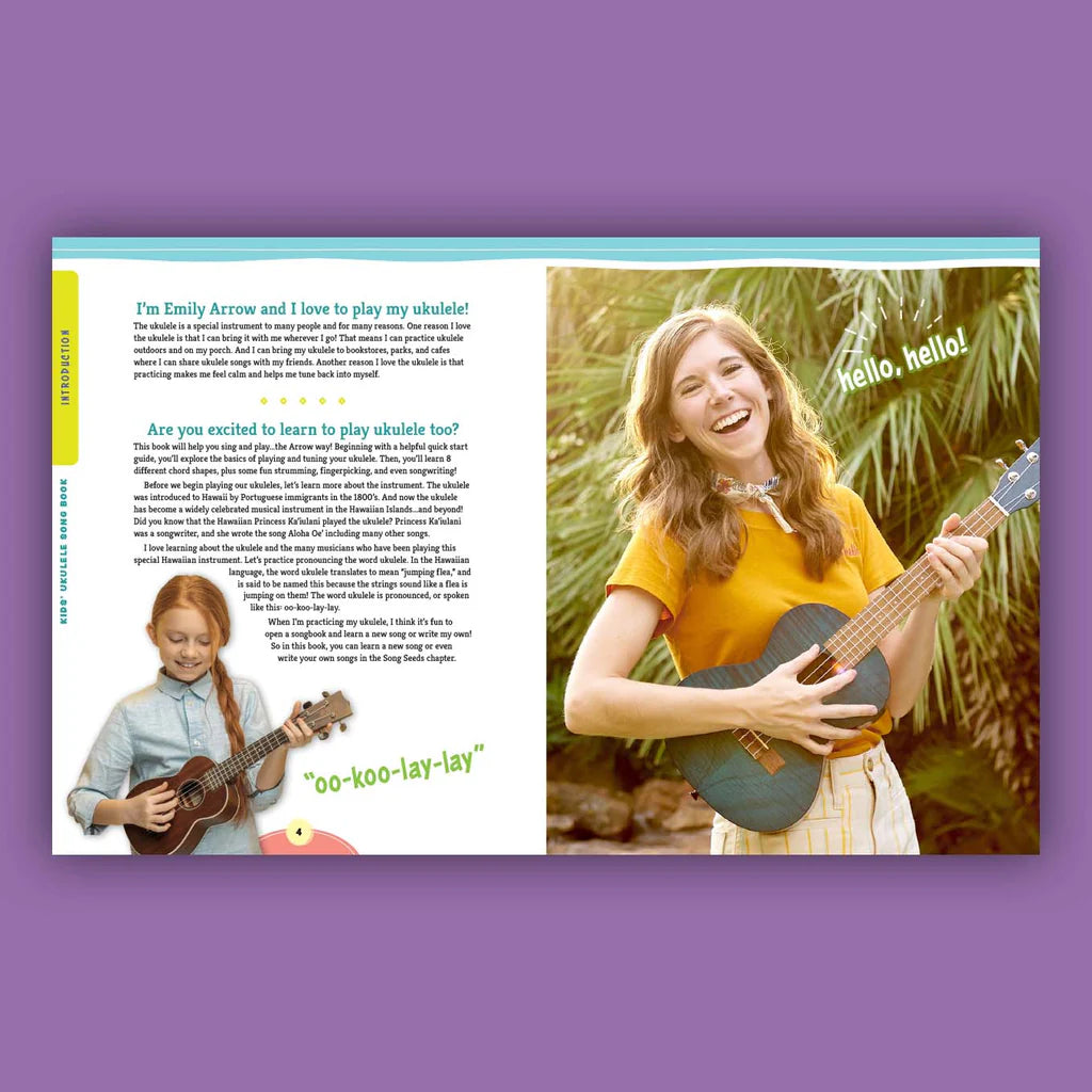 Image of Kid's Ukulele Songbook by Emily Arrow