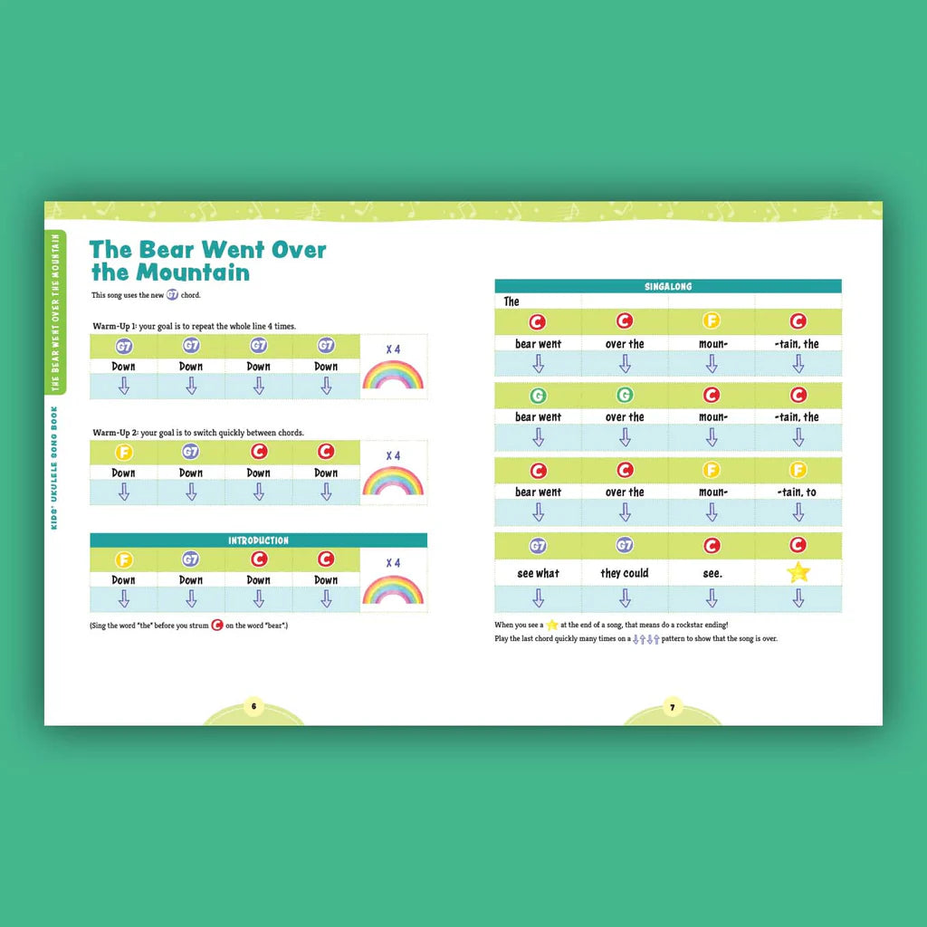 Image of Kid's Ukulele Songbook by Emily Arrow