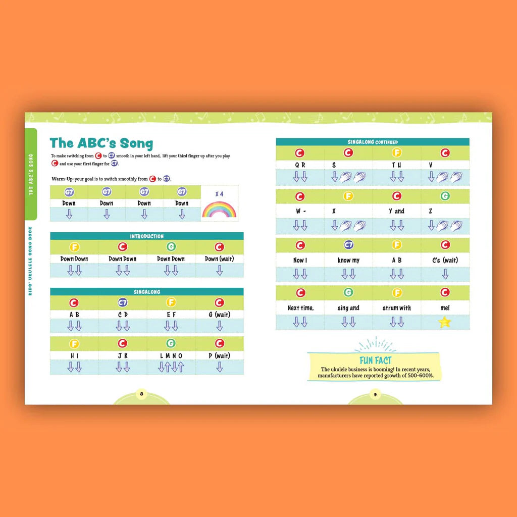 Image of Kid's Ukulele Songbook by Emily Arrow