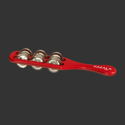 Makala by Kala Handheld Tambourine, Red - Fun Percussion Instrument ...