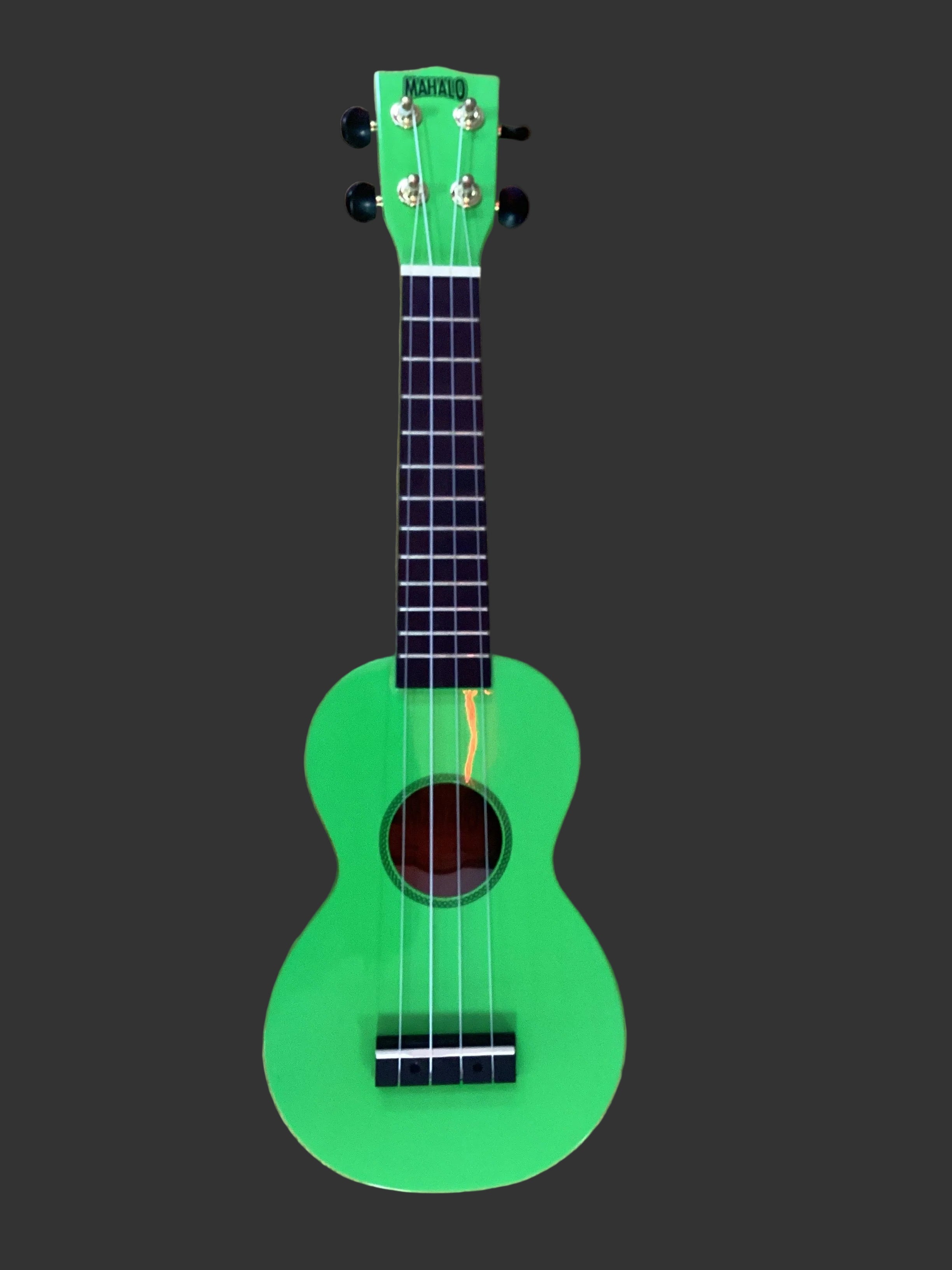 Image of Mahalo Rainbow Series Soprano Ukulele - Green