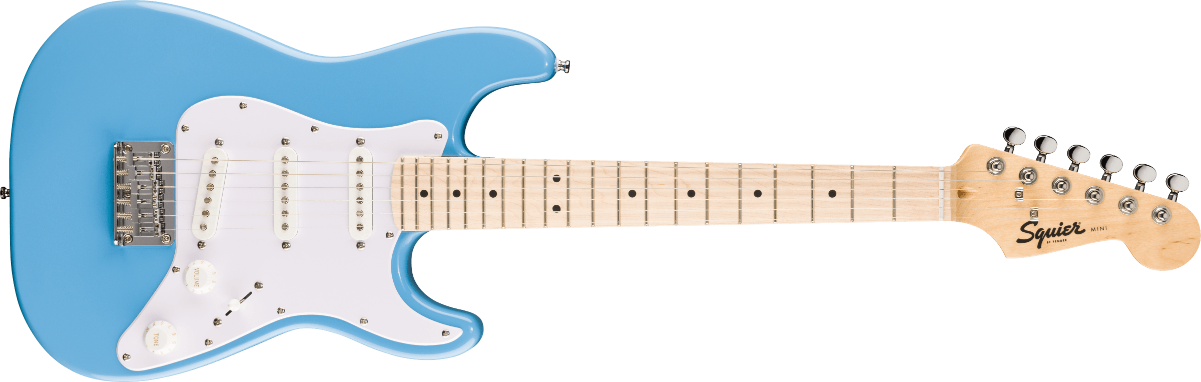 Image of Squier Mini Stratocaster - California Blue with Maple Fingerboard