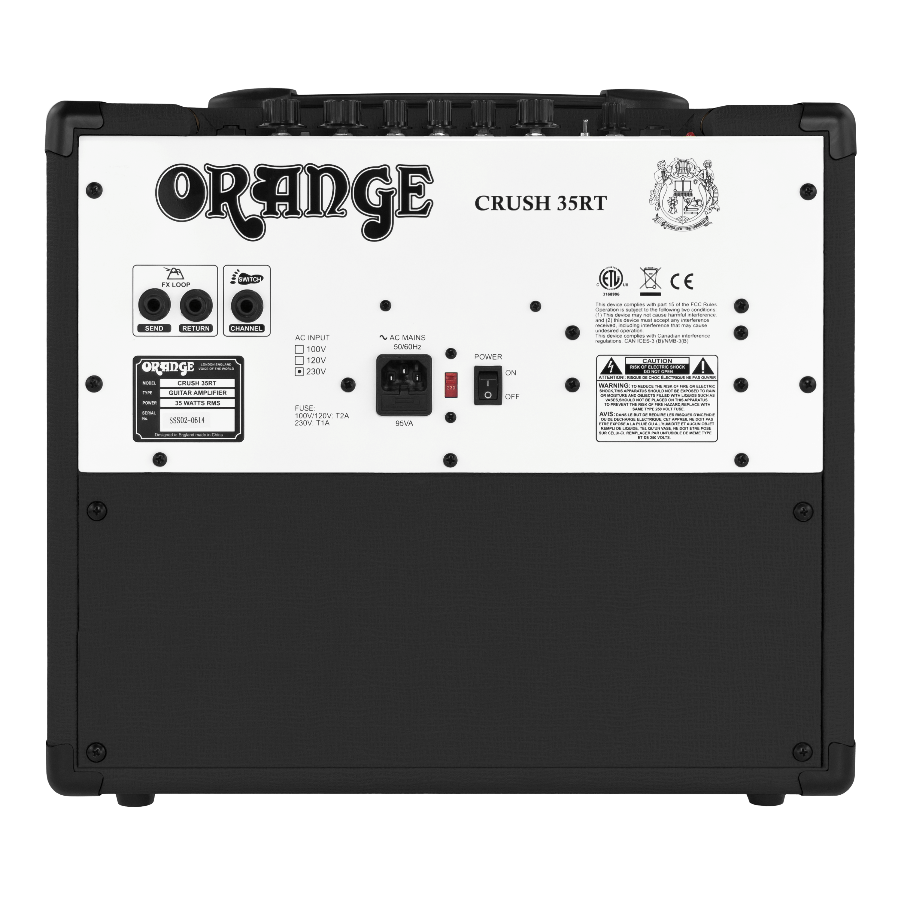 Image of Orange Crush 35RT 35W Guitar Combo Amp Black