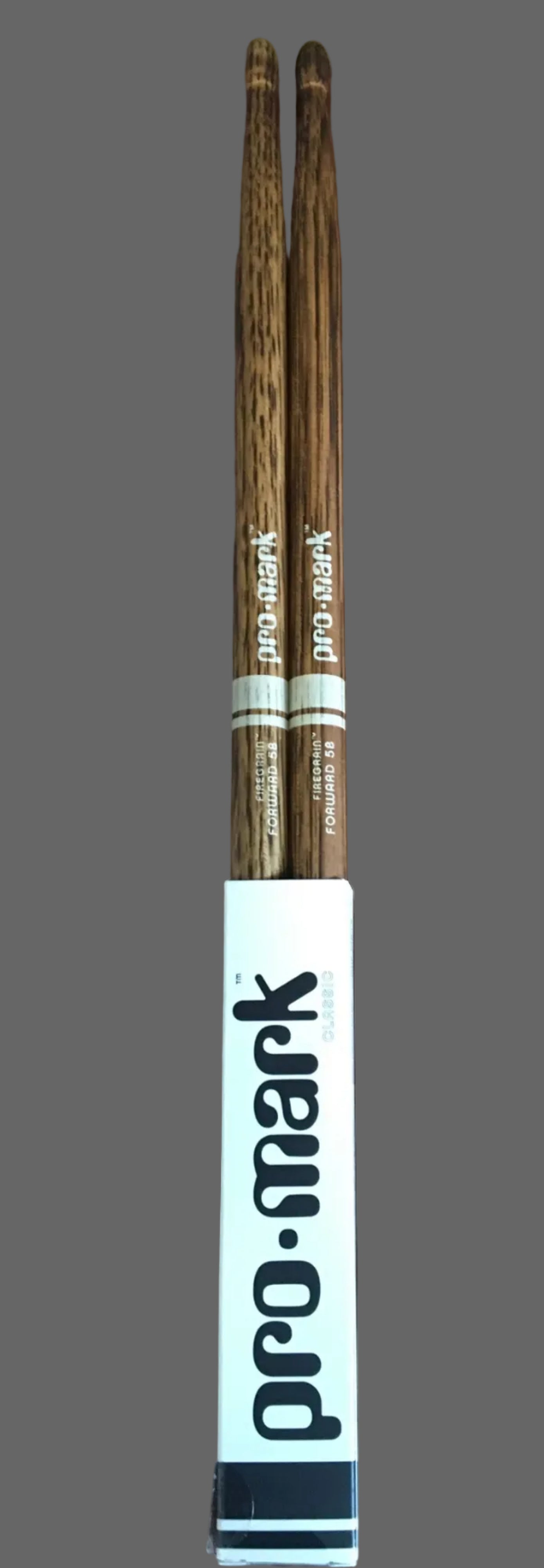 Image of ProMark Classic Forward 5B FireGrain Hickory Drumstick, Oval Wood Tip