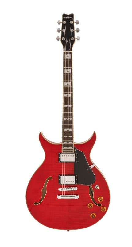 Image of Washburn SH35TR Wing Semi Hollow Electric Guitar Trans Red
