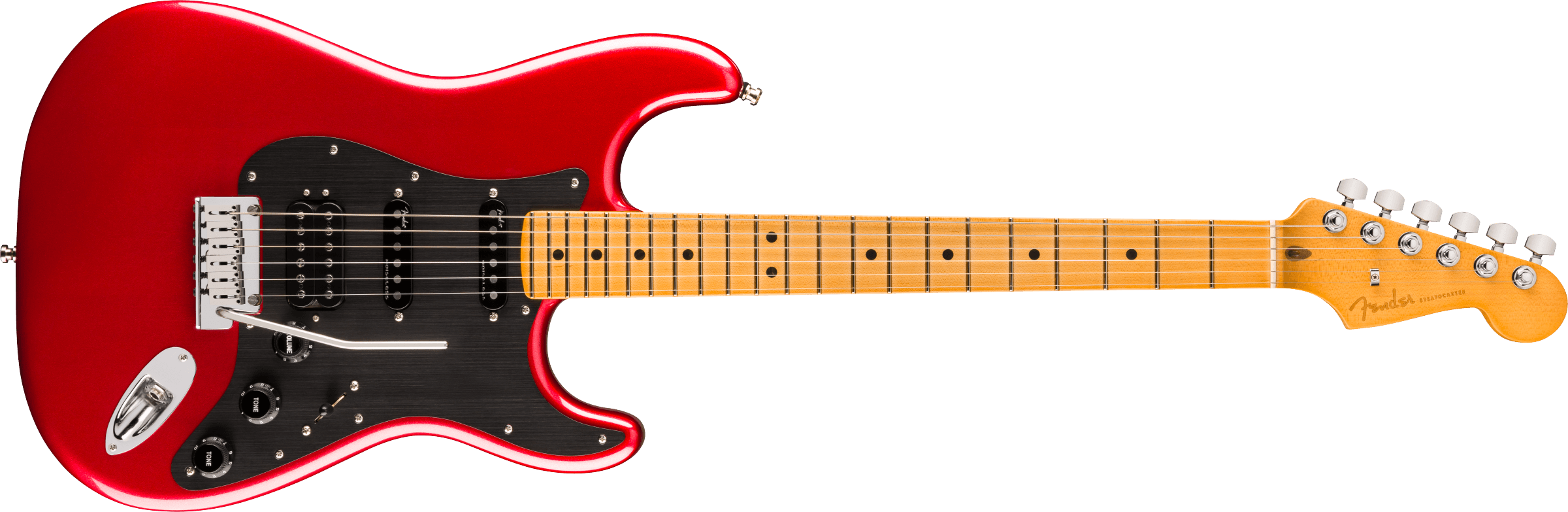 Image of Fender American Ultra II Stratocaster HSS Sinister Red Maple Fingerboard