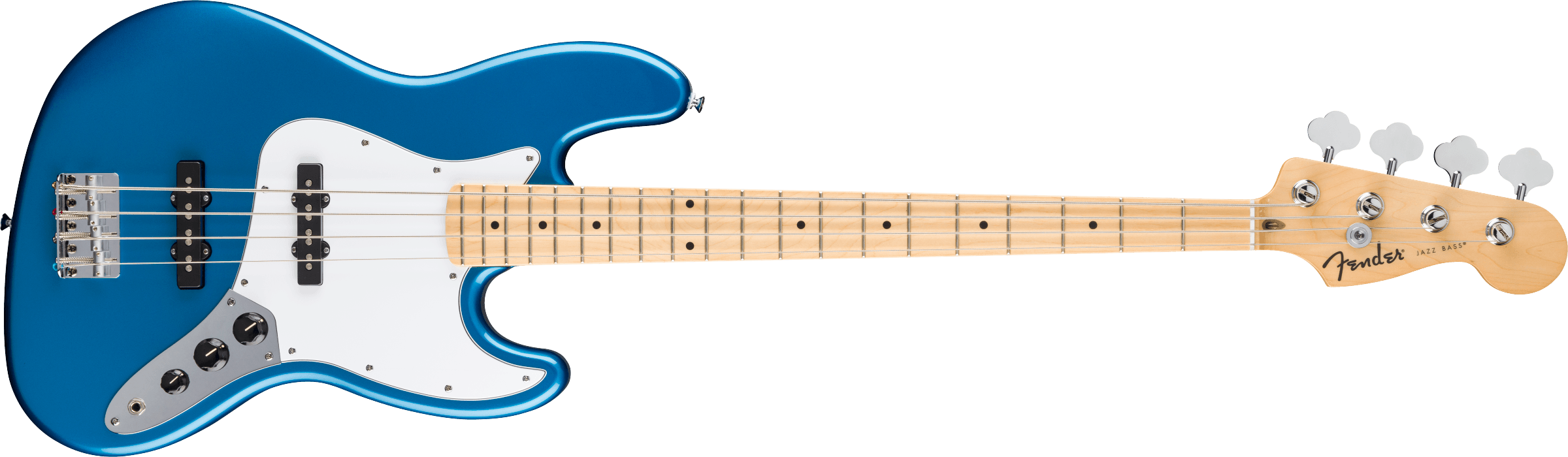 Image of Fender Standard Jazz Bass - Aqua Marine Metallic with Maple Fingerboard