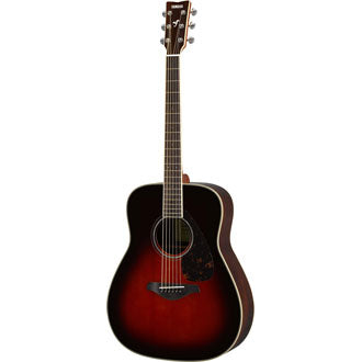 Image of Yamaha FG830 Tobacco Sunburst Acoustic Guitar Solid Top