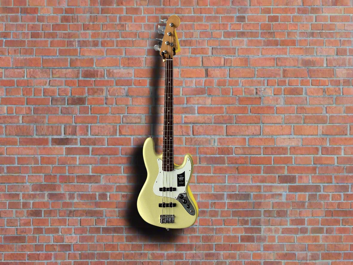 Image of FENDER Player II Jazz Bass Hialeah Yellow