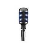 Image of Shure Super 55 Deluxe Vocal Microphone - Iconic Vintage Design, Supercardioid, Chrome/Blue