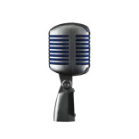 Image of Shure Super 55 Deluxe Vocal Microphone - Iconic Vintage Design, Supercardioid, Chrome/Blue