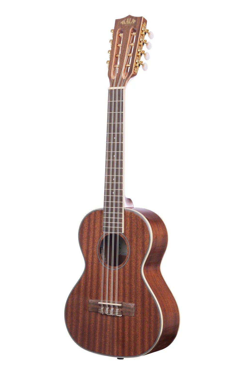 Image of KALA Gloss Mahogany 8-String Tenor Ukulele w/ EQ  Model: KA-8E