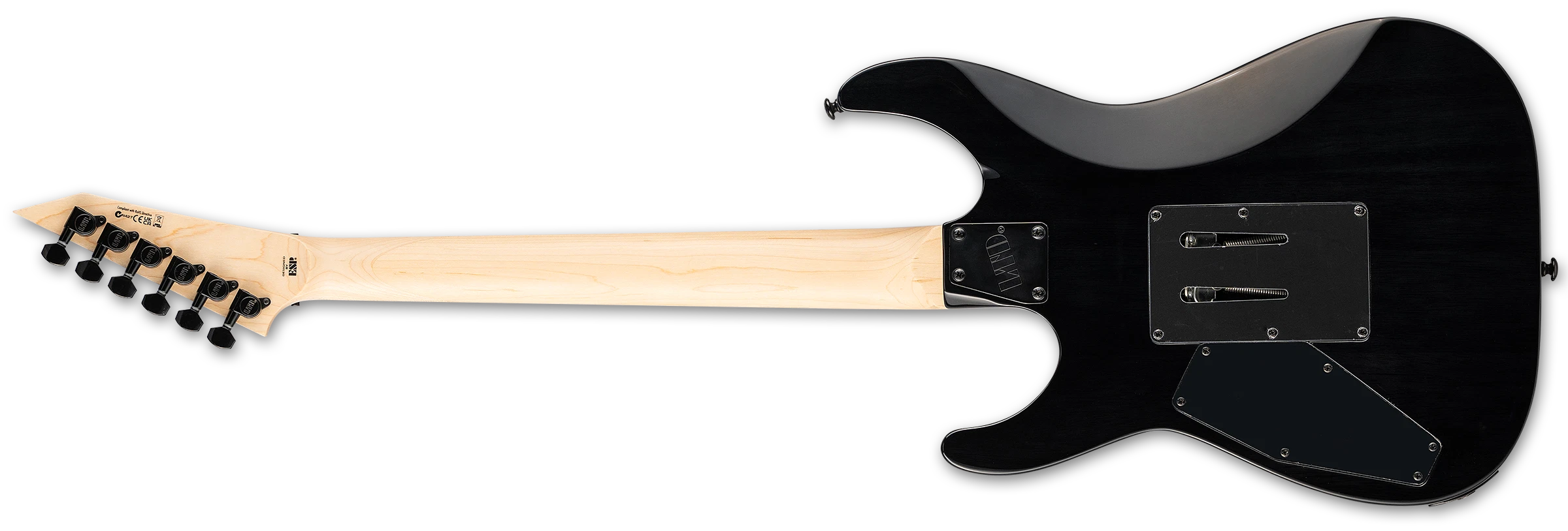 Image of LTD M200FM Electric Guitar See Through Black