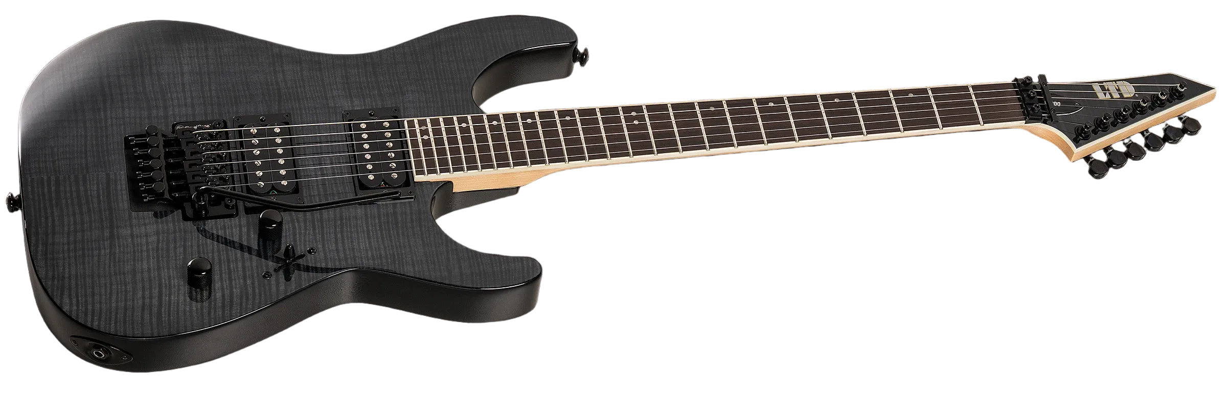 Image of LTD M200FM Electric Guitar See Through Black