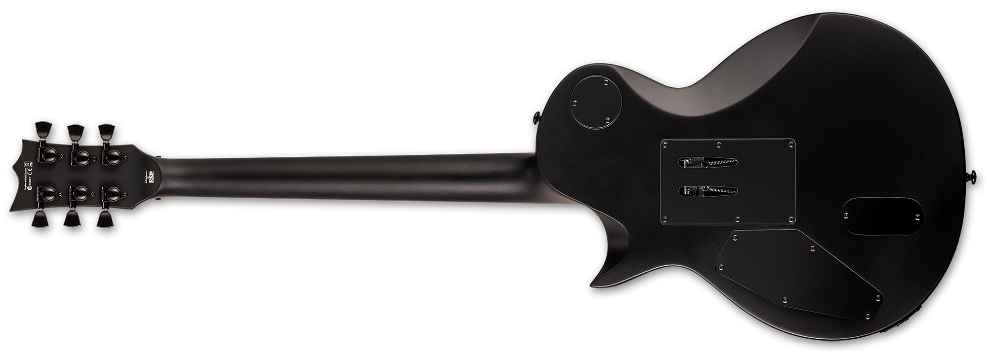 Image of LTD EC1000FR Black Satin Electric Guitar with Floyd Rose
