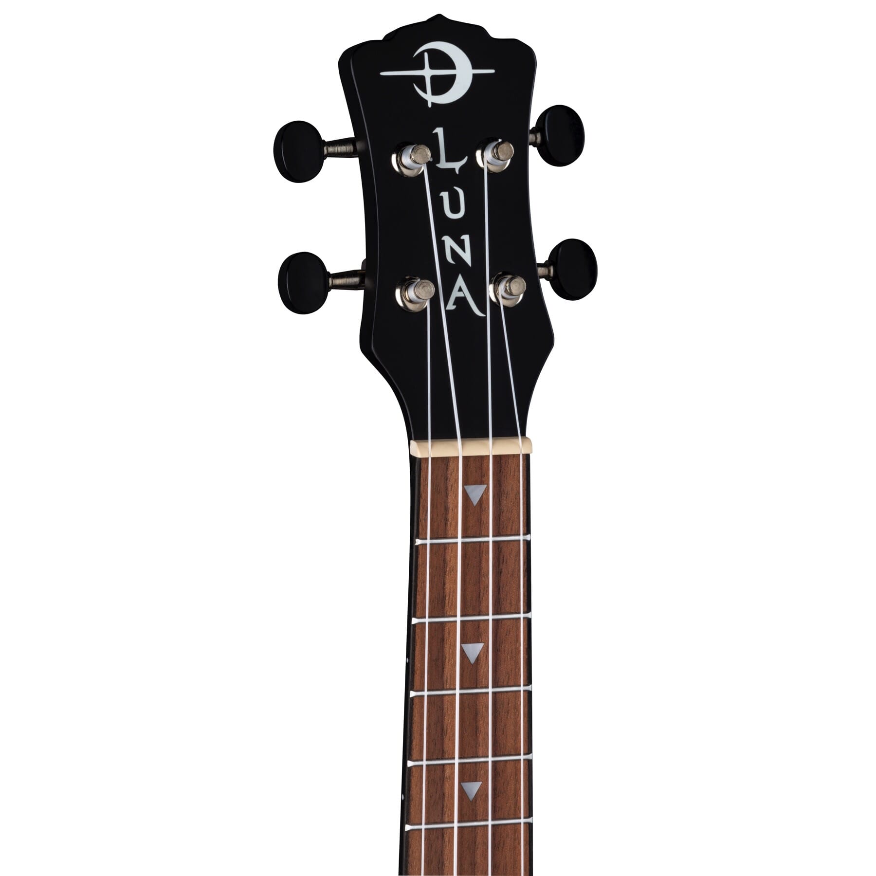 Image of LUNA Uke Vintage Mahogany Tenor Black Satin UKE VMT BKS