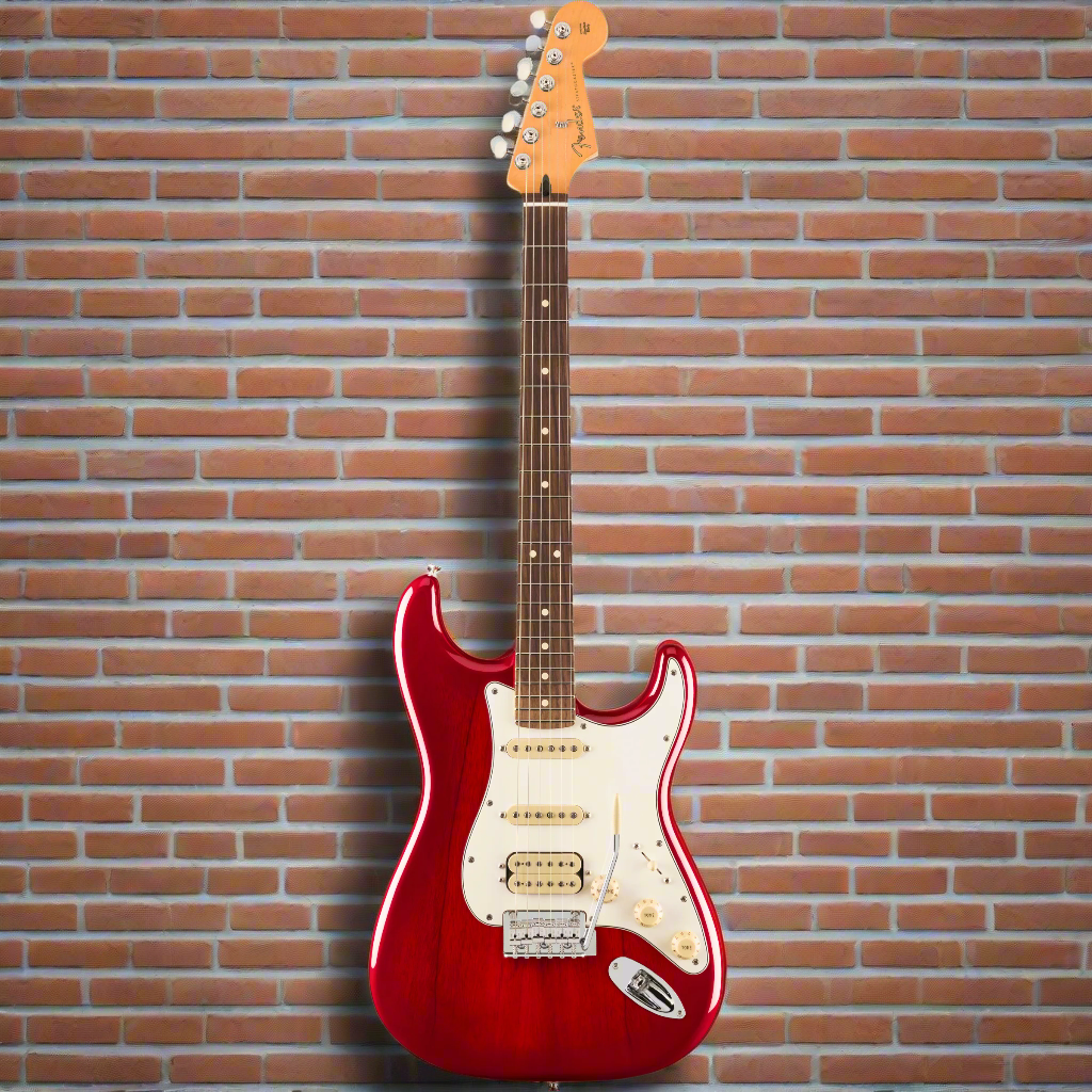 Image of FENDER Player II Stratocaster® HSS, Rosewood Fingerboard, Transparent Cherry Burst