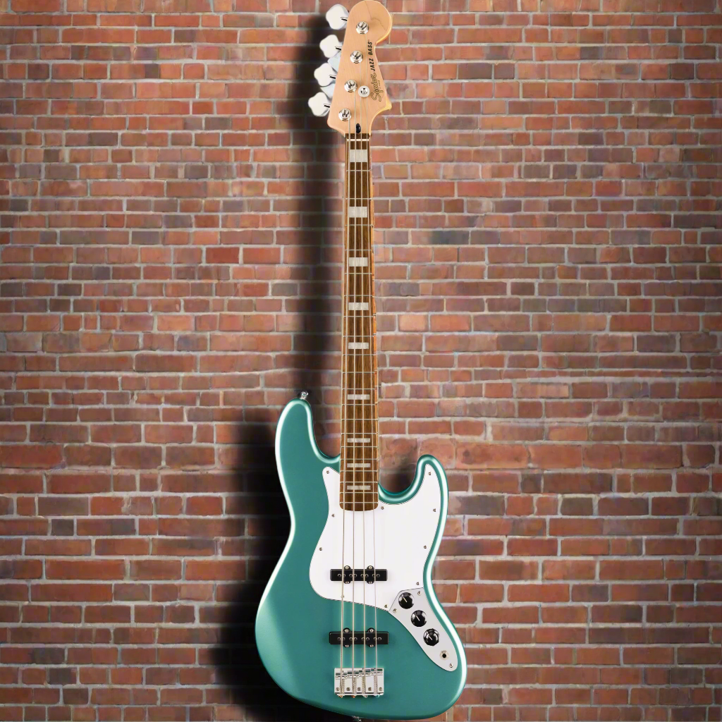 Image of FENDER Affinity Series™ Active Jazz Bass®, Laurel Fingerboard, White Pickguard, Mystic Sea Foam Green